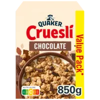 Quaker Cruesli chocolate value pack