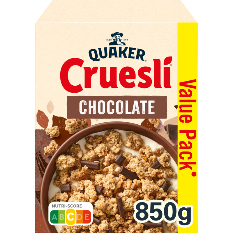 Quaker Cruesli chocolate value pack