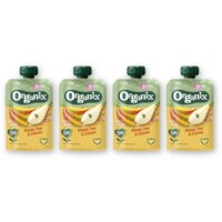 Organix Knijpfruit mango peer granola 6m+ 4-pack