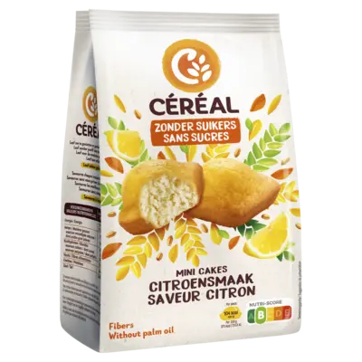 pdp-image-Céréal Mini cakes citroensmaak zonder suikers