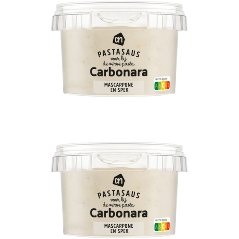 Een afbeelding van AH Pastasaus carbonara 2-pack
