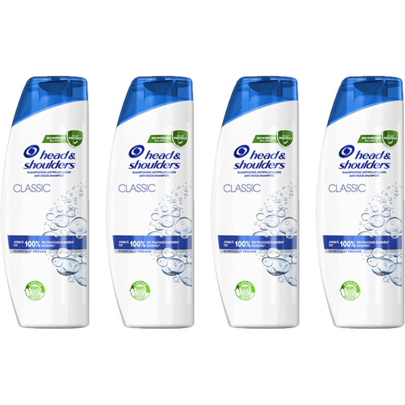 Een afbeelding van Head & Shoulders Classic shampoo 4-pack