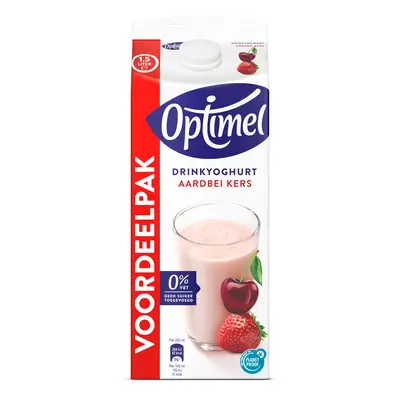 pdp-image-Optimel Drinkyoghurt aardbei kers
