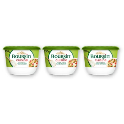 pdp-image-Boursin Cuisine knoflook & fijne kruiden 3-pack