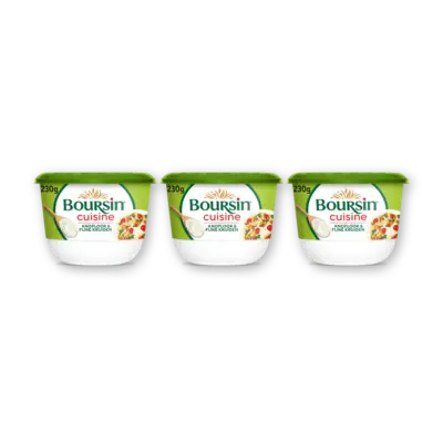 pdp-image-Boursin Cuisine knoflook & fijne kruiden 3-pack