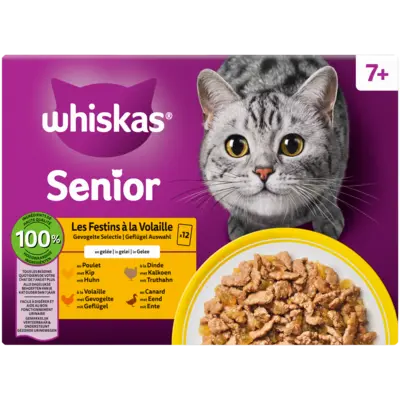 pdp-image-Whiskas Senior gevogelte kip,kalkoen,eend gelei