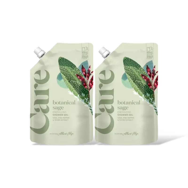 Care Botanical sage shower gel refill 2-pack