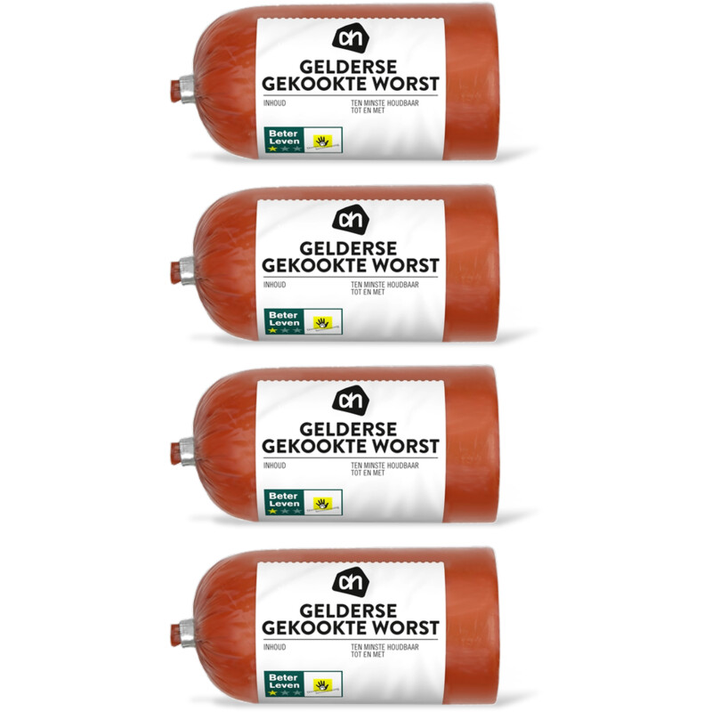 AH Gelderse gekookte worst 4-pack