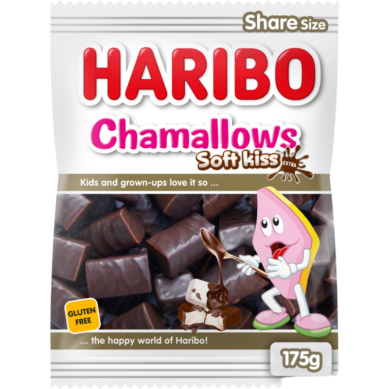 Een afbeelding van Haribo Chamallows soft kiss