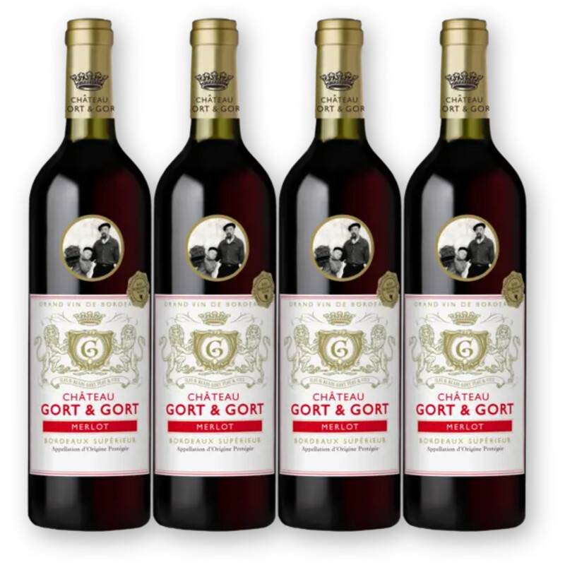 Gort & Gort Gort & Gort Bordeaux 4 flessen