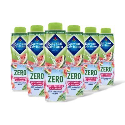 pdp-image-Karvan Cévitam Zero watermeloen & aardbei siroop 6-pack