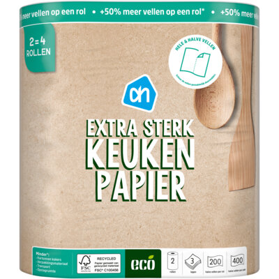 pdp-image-AH Eco Keukenpapier extra sterk 2=4 rollen