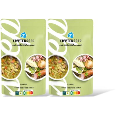 pdp-image-AH Erwtensoep met rookworst en spek 2-pack
