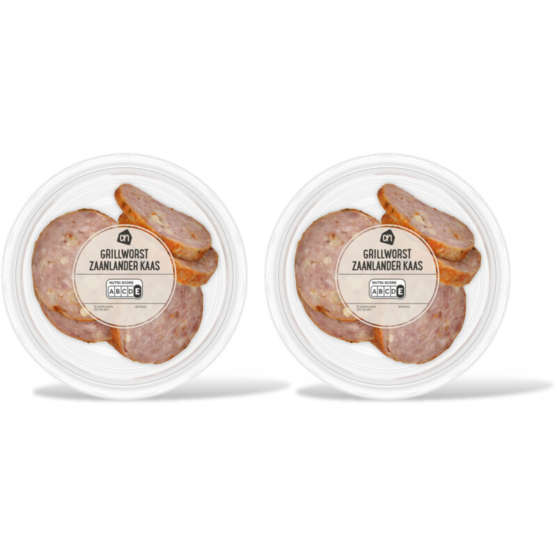 AH Grillworst Zaanlander kaas 2-pack