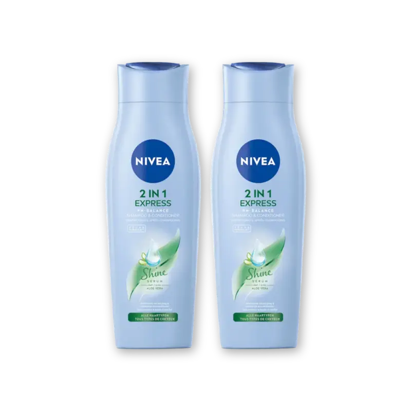 NIVEA 2-in-1 Express shampoo & conditioner 2pk