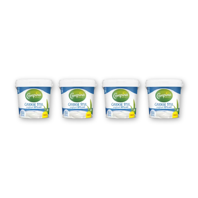 Campina Griekse stijl yoghurt 4-pack