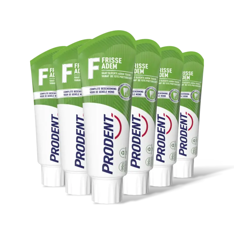 Prodent Tandpasta frisse adem 6-pack