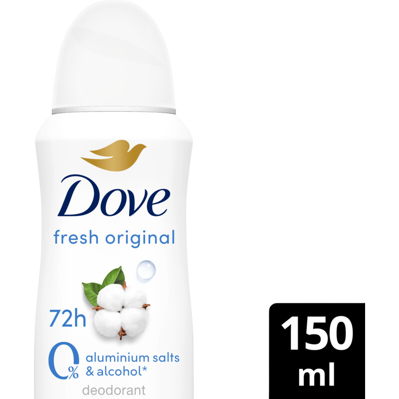 Dove Original 0% deodorant spray