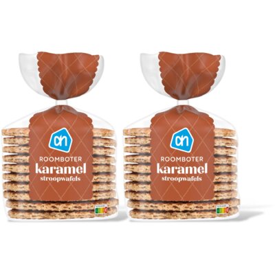 pdp-image-AH Roomboter karamel stroopwafels 2-pack