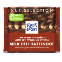 Een afbeelding van Ritter Sport Melk hele hazelnoot
