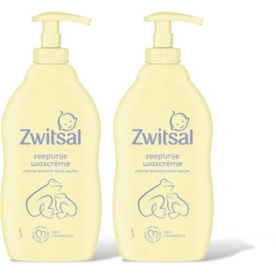 pdp-image-Zwitsal Baby zeepvrije wascrème 2-pack