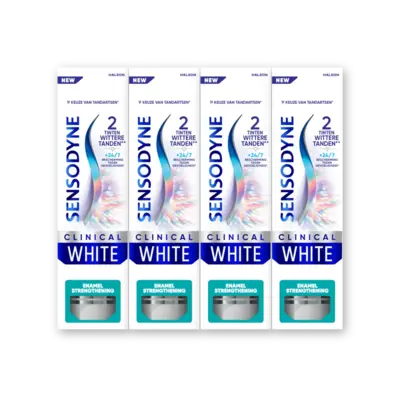 pdp-image-Sensodyne Clinical white enamel strengthening 4-pk