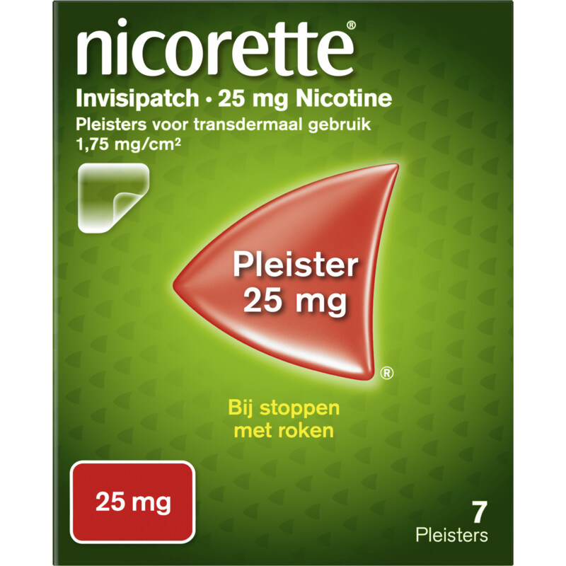 Nicorette Nicotine invisipatch pleister 25mg