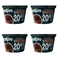 Alpro Protein pudding chocolade smaak 4-pack