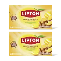 Lipton Lemon & ginger herbal tea 2-pack