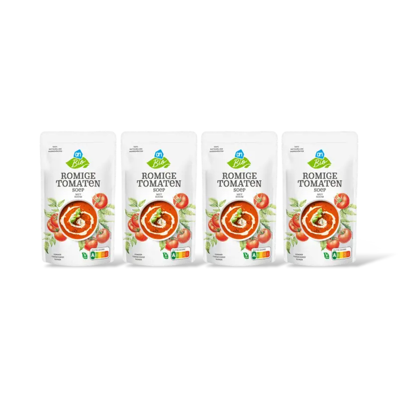 Romige tomatensoep met room 4-pack