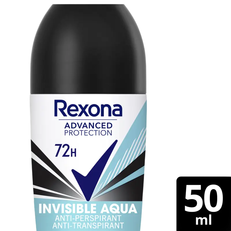 Rexona Anti-transpirant invisible aqua roller