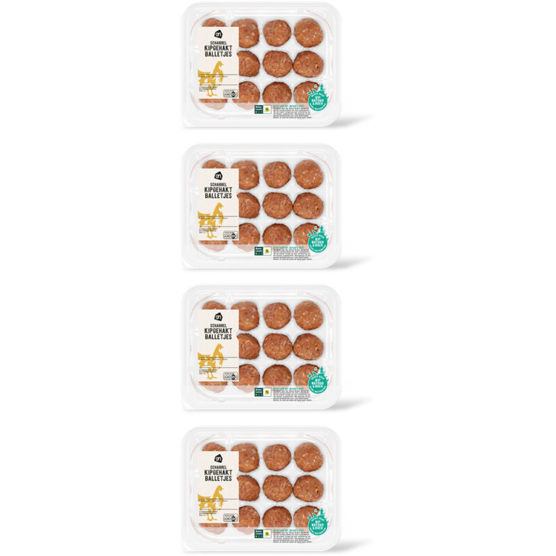 AH Scharrel kipgehaktballetjes 4-pack