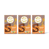 Delicata Chocoletter melk karamel biscuit 3-pack