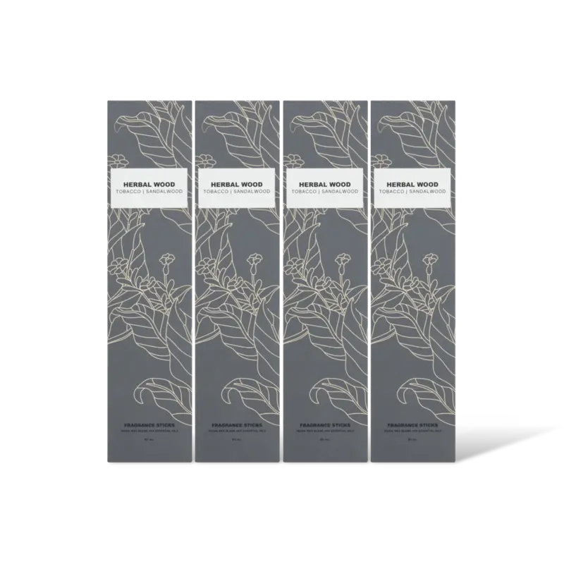 AH Geurstokjes herbal wood 4-pack