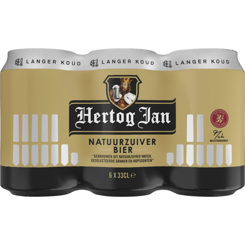 Een afbeelding van Hertog Jan Natuurzuiver bier 6-pack
