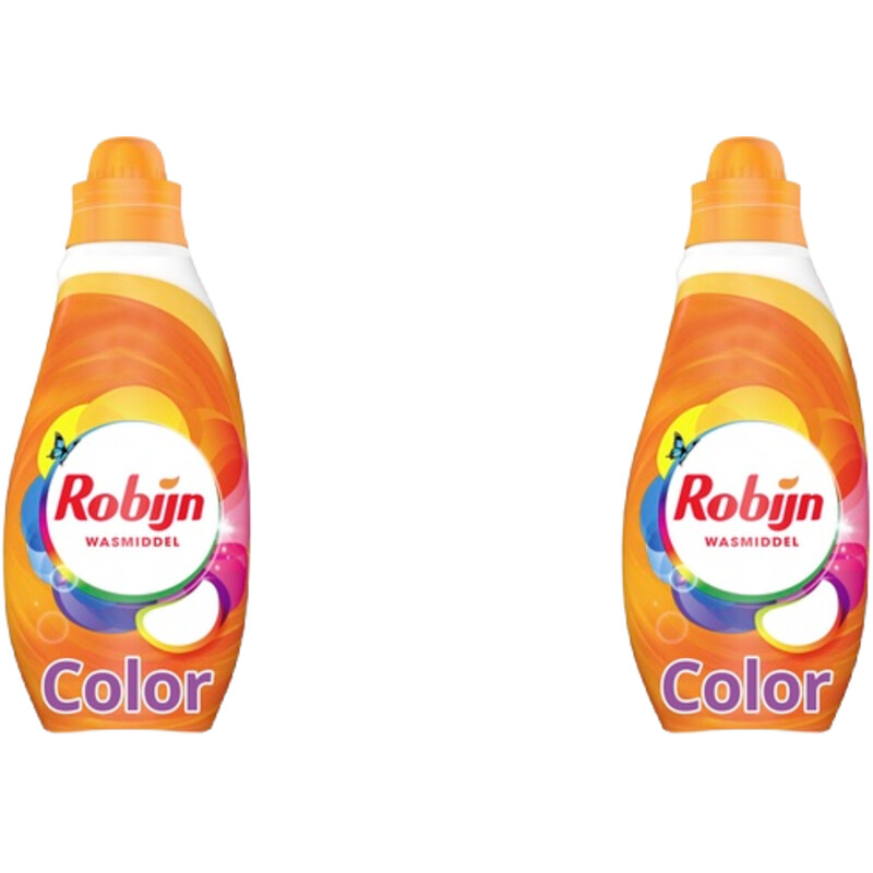 Een afbeelding van Robijn Wasmiddel Kleur 2-pack