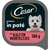 Cesar Primeur in pat kalf en worteltjes