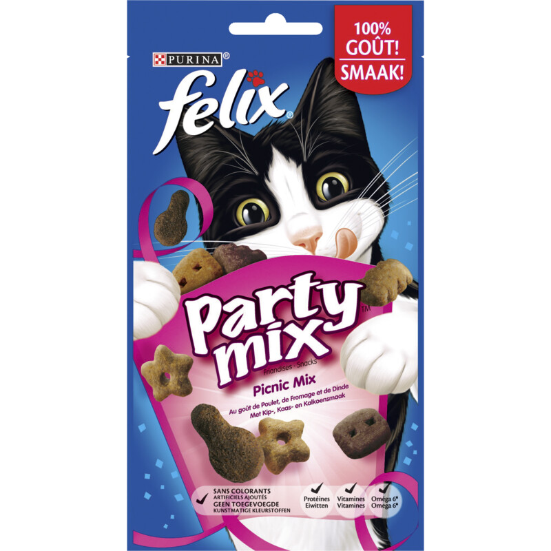 Een afbeelding van Felix Party mix picnic kattensnack