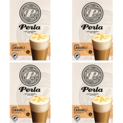pdp-image-Perla Huisblends Latte caramel oploskoffie 4-pack