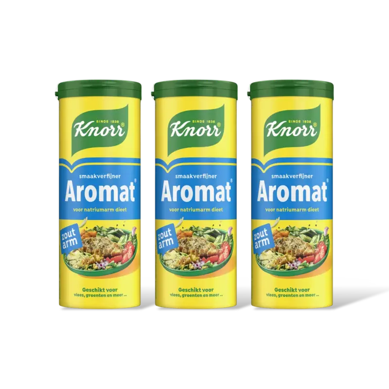 Knorr Smaakverfijner aromat natriumarm 3-pack