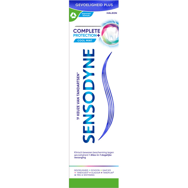 Een afbeelding van Sensodyne Complete protection cool mint tandpasta