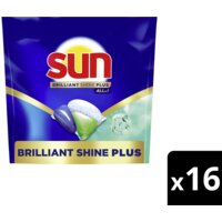 Een afbeelding van Sun Brilliant shine plus vaatwascapsules