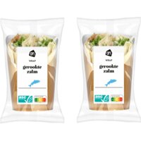 Een afbeelding van AH Wrap gerookte zalm 2-pack