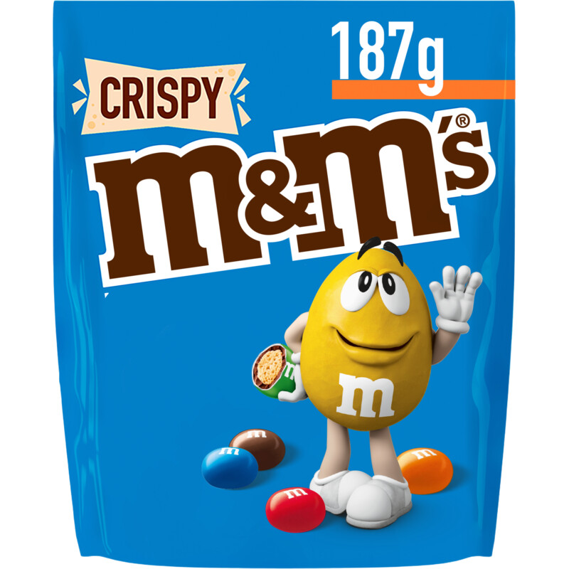 Een afbeelding van M&M'S Crispy melk chocolade