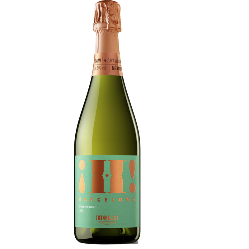 Een afbeelding van Hola! Barcelona organic brut cava