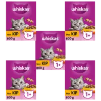 Whiskas Droogvoer 1+ Kip 5-pack