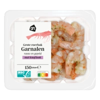 AH Grote roerbak garnalen knoflook
