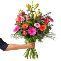Gemengd boeket fleurig