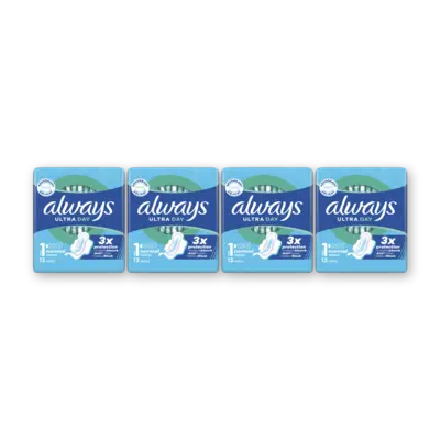 pdp-image-Always Maandverband Normal Wings 4-pak