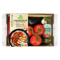 AH Biologisch Aubergine kip Midden-Oosterse verspakket